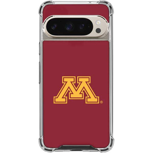 University of Minnesota M Logo Pixel 9/9 Pro Clear Case